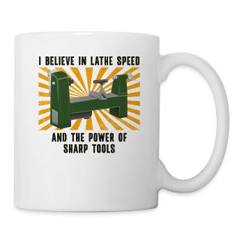 Tourneurs Drechselbank Drechsel - Mug blanc - blanc - Droite