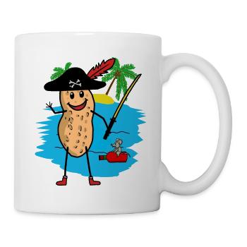 Peanut Buccaneer Pirate Fantasy Kids Pirates - Mug - white - Right