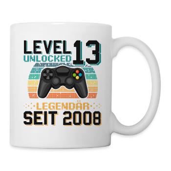 13th birthday gamer - Mug - white - Right