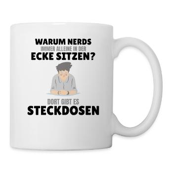 Nerds Nerd Programmierer Informatiker Computer - Tasse - Weiß - Rechts