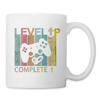 Level Up Complète 1 mariage Anniversary joueur - Mug blanc - blanc - Droite