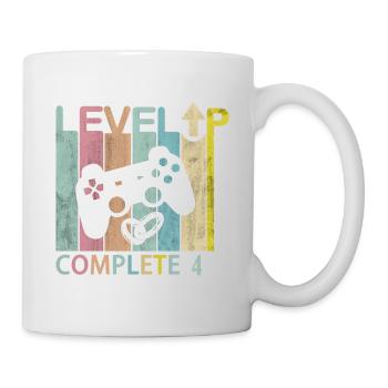 Level Up Complète 4 mariage Anniversary vidéo - Mug blanc - blanc - Droite