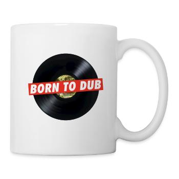 Born to Dub Music Vinyl - Mug - white - Right