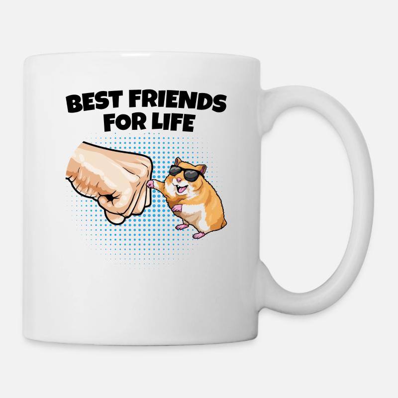 Amant de hamster cadeaux mignons de hamster - Mug blanc - blanc