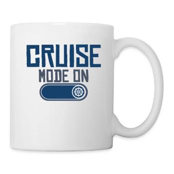 Kreuzfahrt Kreuzfahrtreise Kreuzfahrtschiff Urlaub - Tasse - Weiß - Rechts