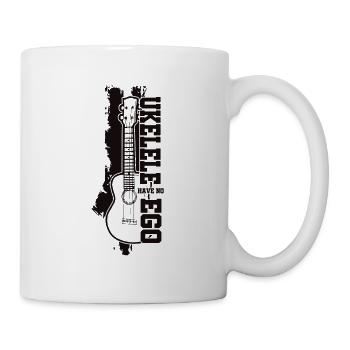 Instrument de musique ukulélé - Mug blanc - blanc - Droite