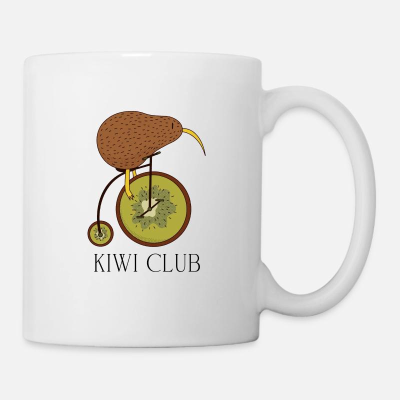 Nouvelle-Zélande Tshirt Kiwi Backpacker Shirt Cadeau - Mug blanc - blanc
