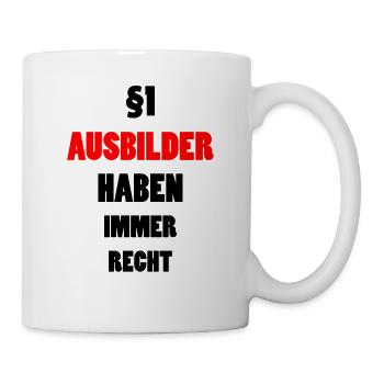 Instructor funny saying profession colleague gift - Mug - white - Right