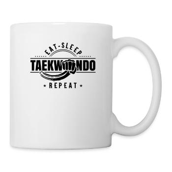 Mangez Sleep Taekwondo Répétez Tae Kwon Do - Mug blanc - blanc - Droite