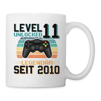 11th birthday gamer - Mug - white - Right