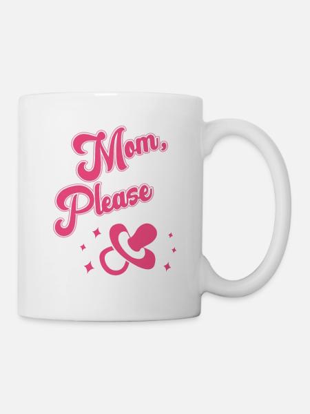 schnuller mama - Tasse - Weiß