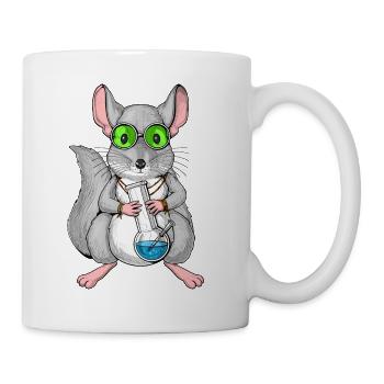 Chinchilla Smoking Weed - Mug - white - Right