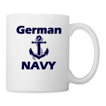 German Navy Anchor - Mug - white - Right
