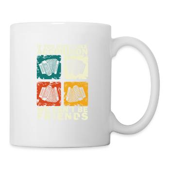 Joueur d'accordéon idée cadeau accordéon - Mug blanc - blanc - Droite