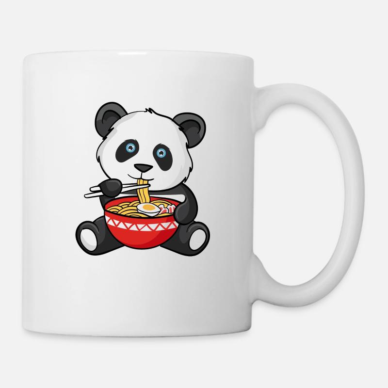 Panda Ramen Schüssel - Mug blanc - blanc