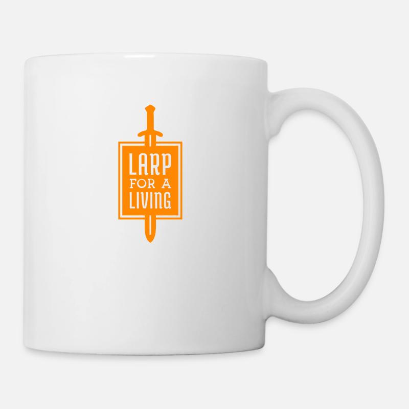 LARP for a living - Tasse - Weiß