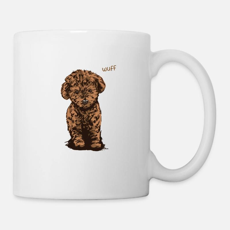 Wuff Welpe - Tasse - Weiß