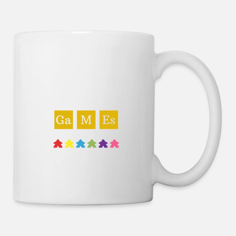 Jeux de société - Mug blanc - blanc