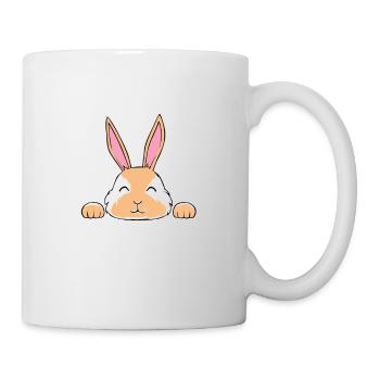 Lapin mignon maman lapin - Mug blanc - blanc - Droite