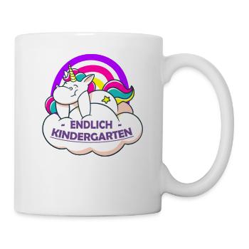 Kindergartenkind 2021 Geschenk Kindergarten Start - Tasse - Weiß - Rechts