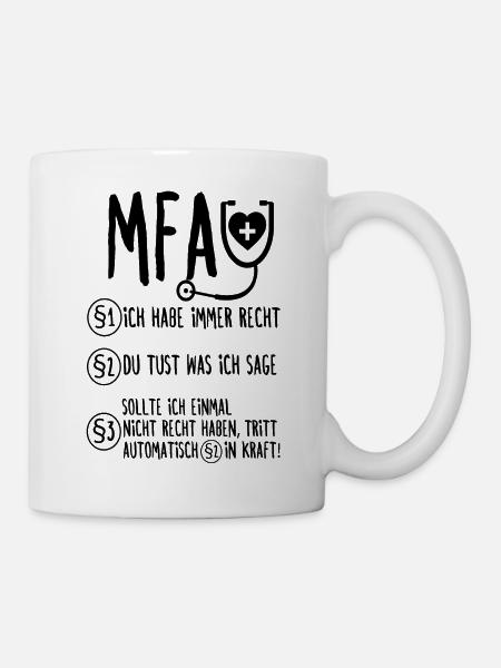 MFA Arzthelferin Medizinische Fachangestellte - Tasse - Weiß