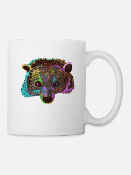 Splash Binturong Animal - Mug - white