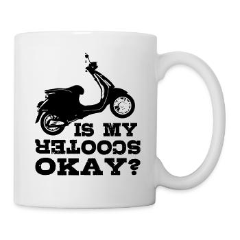 Scooter Scooter est mon cadeau de scooter OK - Mug blanc - blanc - Droite
