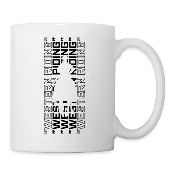 WESTERN RIDING HORSE RIDING RIDER RIDER - Mug - white - Right