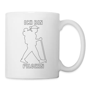 ICH BIN PILGERN - Tasse - Weiß - Rechts