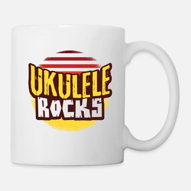 Ukulele - Tasse - Weiß