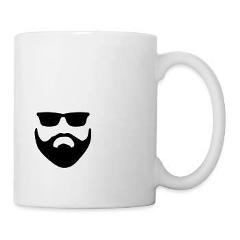 Bart Hipster - Tasse - Weiß - Rechts