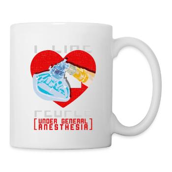 Anästhesie Witz Anästhesist Humor - Tasse - Weiß - Rechts