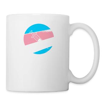 Chemise-cadeau de testostérone transgenre Happy T Day - Mug blanc - blanc - Droite