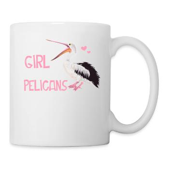 Just A Girl Who Loves Pelicans Bird Funny Animal - Tasse - Weiß - Rechts