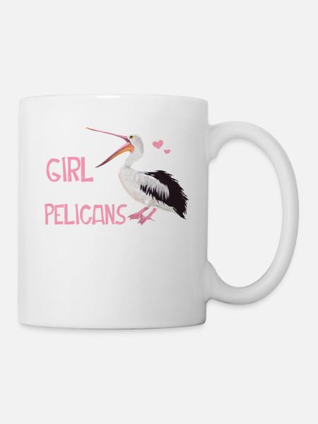 Just A Girl Who Loves Pelicans Bird Funny Animal - Mug - white