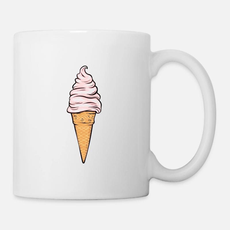 la glace - Mug blanc - blanc