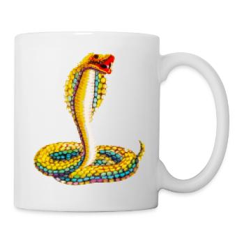 Pixel Snake - Mug - white - Right