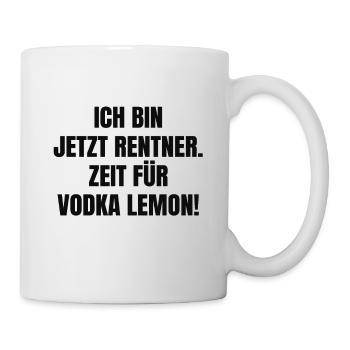 Rentner Fun Spruch - Tasse - Weiß - Rechts