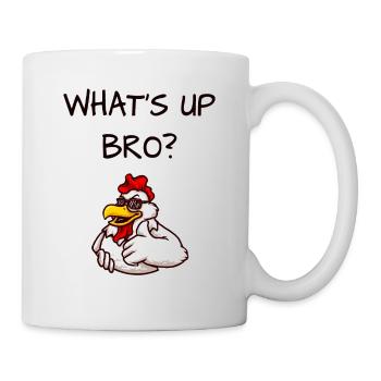 funny hen - Mug - white - Right
