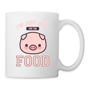 pork food - pig design - Mug - white - Right
