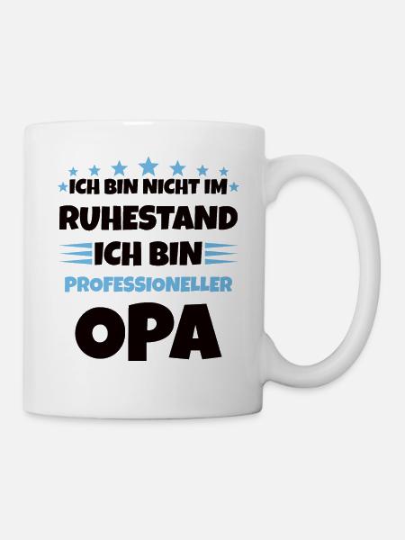 Professioneller Opa Geschenkidee - Tasse - Weiß