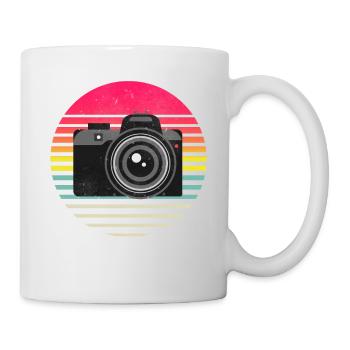 Vintage Retro Camera Photography Lover - Mug - white - Right