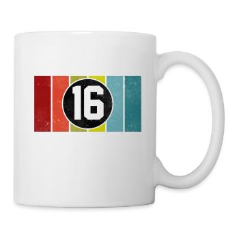 Rétro 16ème anniversaire Sweet 16 en quarantaine 16 - Mug blanc - blanc - Droite