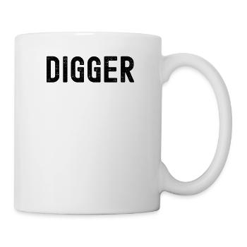 Digger - Buddy Gift - Friends - Friendship - Mug - white - Right