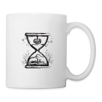 Life And Death, Life Hourglass - Time T-Shirt - Mug - white - Right