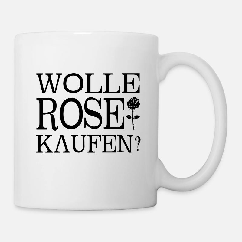 Rose kaufen - Tasse - Weiß