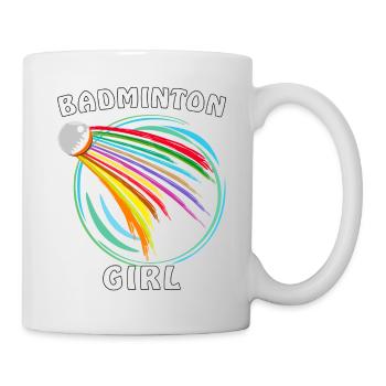 FILLE BADMINTON - Mug blanc - blanc - Droite