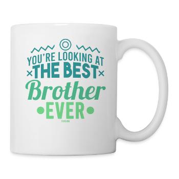 le meilleur frère pour toujours et à jamais - Mug blanc - blanc - Droite