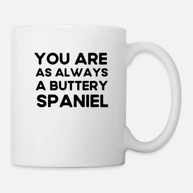 Bob Mortimer Train Guy - Buttery spaniel Meme Gift - Mug - white