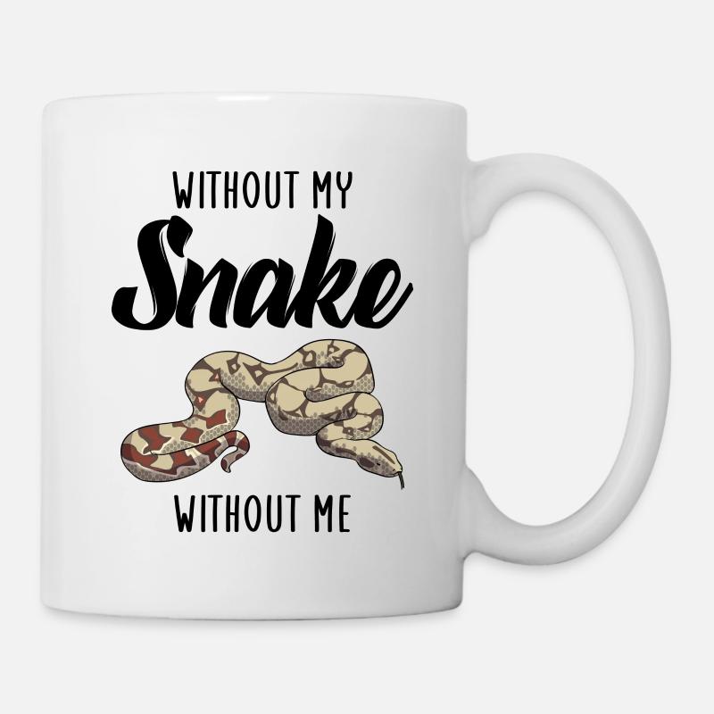 sans mon serpent sans moi - Mug blanc - blanc
